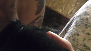 Goode Girl Nylonplay with Hubby's Cock and Balls