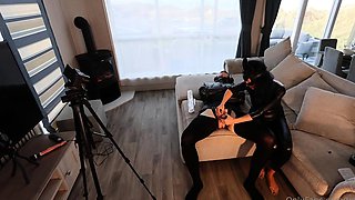 Real amateur slut handjob