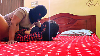 Hot House Maid Fucked by Masked Man Who Was Hiding in the House.