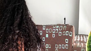 CREAMPIE- Cute brunette girl with big hard ass has an