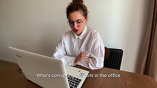 The Stern Boss Just Wanted Someone to Fuck Her and I Did It