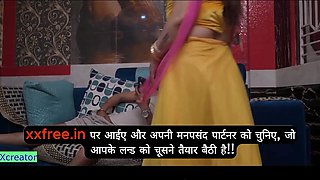 Step Sister Caught Him While Watching Porn! Indian Taboo Sex - Hindi Video - Handjob