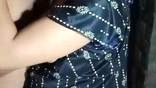 It Was Night Time, Hot and Sexy Girlfriend in Black Clothes Got Fucked