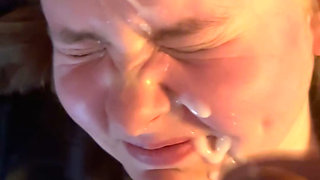she gets facial