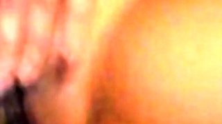 Filipina Amateur Shaves and Masturbates on Webcam