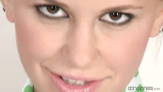 Solo masturbation session with a passionate long-legged blonde Lola Myluv