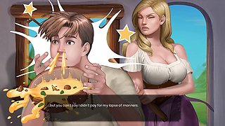Cartoon fantasy adventure with Misskitty2k in animated hentai action