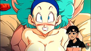 Bulma's wild adventure as she gets it on with Vegeta and the androids in this compilation