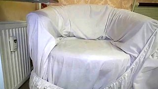 Russian webcam slut Kinky_malina huge dildo penetration in