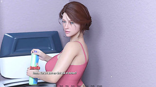 Massaging Japanese Stepmom Boobs While She Doing Laundry Dryhumping Her Big Ass