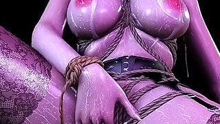 3D Goddess of Night Temptation - 3D Animation Hentai