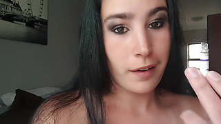 Slut Gives Smoking Instructions While Masturbating with Different Toys