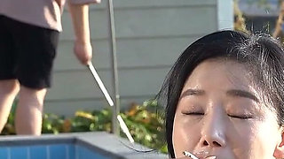 Sexy Cleaner Ignores the House and Focuses on Seducing Him