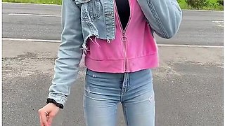 Blondie smokes, spits, and teases with a cigarillo in hand