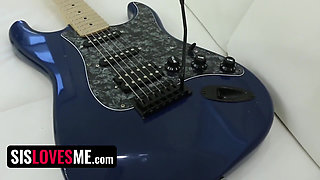 The Hottes Cumshots On Step Sister's Pretty Face Full Video feat. Ally Tate & more - SisLovesMe