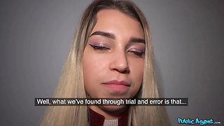 Public agent - blue eyes, blonde hair, and wettened Wet Pussy makes my pecker mild!