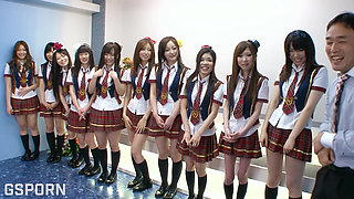 Mega Japanese Game Show with Hot Teens Fucked by Group Hard Cocks