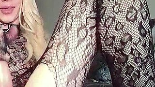 Awesome Well Hung SheBoy in Black Lingerie Part 2