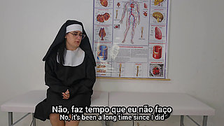 Nun Has Embarrassed Orgasms at the Gynecologist's