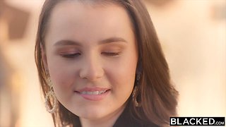 BLACKED Blonde Cutie Jazlyn Is Into Her BFFs Boss - Jazlyn Ray