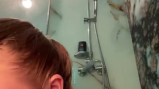 Awesome Show in the Shower with Glitter.