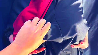 Desi Hijab Big Milk Sales Girl Leashed