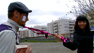 crazy man and horny bitsch - man fisting the bitsch