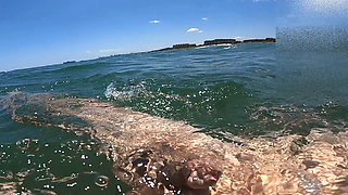 I Cum Just for the Pleasure of Feeling Free, Naked on a Public Beach