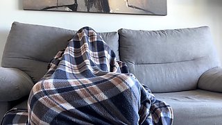 Step Sister Came Home Early and Caught Step Brother Jerking off