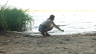 Relaxing on a Blanket