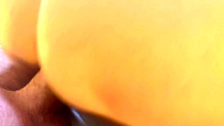 Erotic amateur girl giving blowjob and titjob in POV