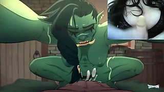 Derpixon 2D Hentai: Cursed Prince Femdom with Demon Girl Part 2 - Ivy Adventure Big Tits Solo