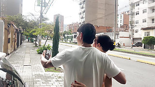 A boy recognizes Alicia Trece on the street and she takes his virginity