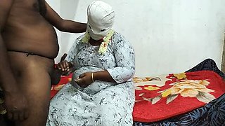 Indian aunty hard fucking big black cock in tight pussy