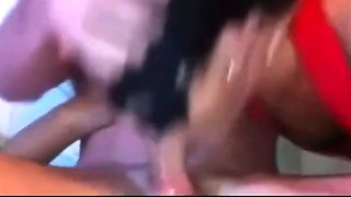 Masked MILF Gives Intense Blowjob