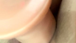 Close up solo beauty toying ass