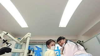 Sneaking Sex with Two Frustrated Dental Assistants During Treatment - Ruri and Rena