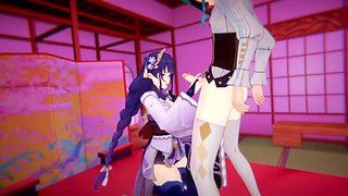 Venti x raiden: Spooning, Eporner  Japanese Porn