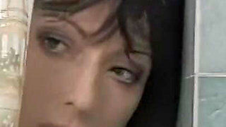 This Slut Washes the Man's Cock Well Before Taking It in the Ass