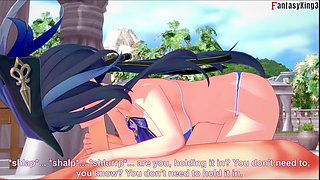 Clorinde bikini hot cowgirl sex - Genshin Impact