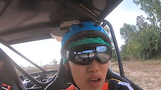 Off roading and Thai GF anal sex at home