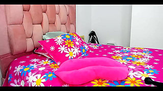 Innocent Teen Stepdaughter Fuck Dildo in Pussy and Ass