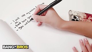 BANGBROS - Gorgeous Layla Scarlett Seduces Her Teacher With A Bold Request Leading To Hard Anal