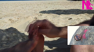 Me Being Tickled on My Feet on the Beach