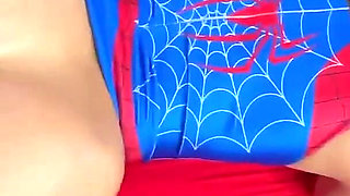 Spidergirl Get a Sticky Creampie