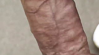 BBW Girl Give Perfect Sloppy Handjob in a Park - Risky and Sloppy