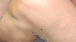 My Soft Soles Clean a Big Dick in the Bath
