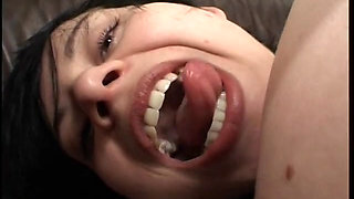 Brunette bitch gets her ass and pussy fingered and drilled with toys