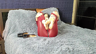 Lick my feet after work