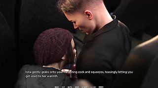 Taboo University - Super hot Punk Woman Gives Me a Hj Inwards a Public Bus - THREE DIMENSIONAL Porno Games